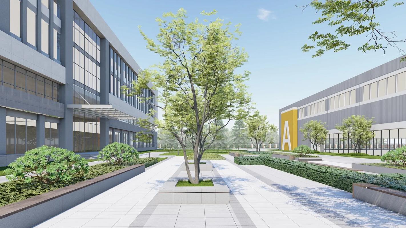 辦公樓花園景觀設計,寫字樓園林設計,濟南園林景觀設計,濟寧園