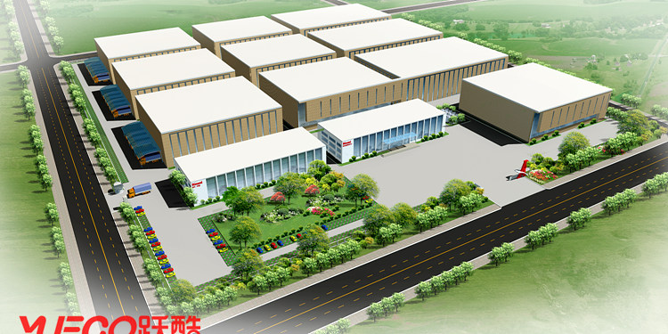 工廠廠區大門3d園林景觀透視鳥瞰效果圖后期ps模型渲染設計制作